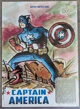 2016 Upper Deck Captain America 75th Anniversary Sketch Card Captain America  picture