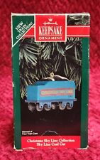 Hallmark 1992 Keepsake Ornament Christmas Sky Line Train Coal Car picture