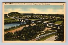 MD-Maryland, Hancock Bridge, Antique, Vintage Travel Souvenir History Postcard picture