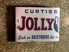 VINTAGE MATCHBOOK - CURTISS CANDIES - JOLLY JACK - ENERGY - UNSTRUCK picture