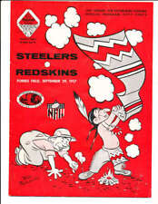 9/29 1957 Pittsburgh Steelers vs Washington Redskins football program em bx20 picture