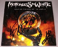 Motionless In White Scoring The End Of The World Signed by Entire Band 5 Chris picture