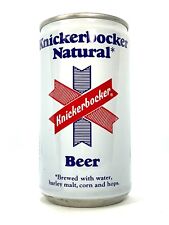 Knickerbocker Natural Beer Can   Crimped Steel Pop-Top EMPTY picture