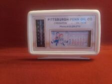 Vintage 1977 Pittsburgh-penn Oil Co. Creighton, Pa Desk Advertising Thermometer picture