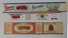 3  Different  Vintage  Lobster Can Labels.. picture