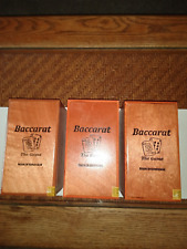 Lot Of 3 Baccarat The Game Havana Selection Wooden (Empty) Cigar Boxes picture