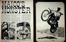 1969 Maico X4A Motocross Motorcycle - 4-Page Vintage Article picture