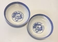 A Pair Of Cheng's White Jade Porcelain Rice Bowls Dragon/Phoenix Design Chinese picture