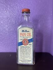 1930’s 7 Ounce McNess Pain Oil Bottle  picture