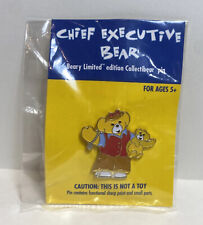 Build-A-Bear Chief Executive Bear Lapel Pin Beary Ltd Ed Collectibear 2007 *1E picture