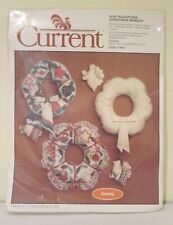 Vintage Christmas Sewing Kit Current Soft Sculpture Christmas Wreath 1983 picture