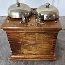 Antique walnut early Telephone Extension Ringer Box Type 43 1000 picture