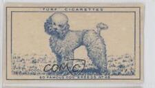 1949 Turf Famous Dog Breeds Tobacco Poodle #48 0f3 picture