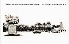 Portsmouth Yoken's Highway Restaurant Lobster Roadside RPPC Real Photo 1910 NH  picture
