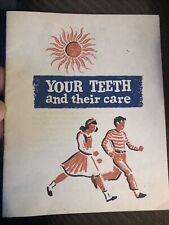 Vintage 1944 Dental Health Booklet Your Teeth & Their Care ADA picture