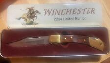 Winchester Limited Edition 2004 Pocket Knife In Original Tin Case picture