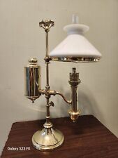 Antique German Stahlhelm Brass Student Lamp  picture