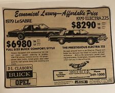 1979 Buick Electra 225 Small Print Ad pa6 picture