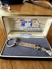 Vintage Sterling Silver Key Protector Keychain by Anson picture