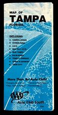 2000 Tampa Florida Vintage AAA Club South Travel Map Brochure Lutz Mac Dill AFB picture