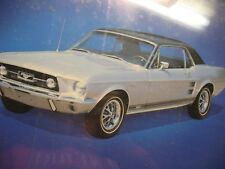 MUSTANG  1967 G. T. A. COUPE   20  X 16''   POWER  GRAPHICS CORP   1982 ORIGINAL picture