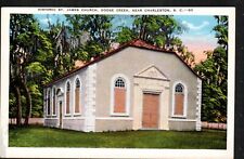 Old Postcard St James Church Goose Creek Charleston South Carolina picture