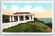Postcard Pergola Belle Terre Port Jefferson Long Island New York DB 1923 Posted picture