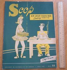 SCOP UCLA April 1949 humor campus life magazine Library Smoking Linda Darnell picture
