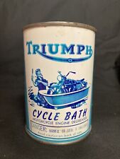 Triumph Cycle Bath Motorcycle Pint Can TEMPORARY PRICE CUT picture