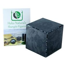  Polished Shungite Black Crystal Cube | 2 Inch - Polished 2 Inch Cube picture