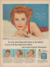 1953 Lustre Creme Shampoo Arlene Dahl Co Star Here Come The Girls Movie Print Ad picture