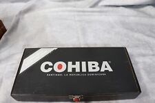 Black Cohiba Robusto Wood Cigar Box Only Empty ~9.5