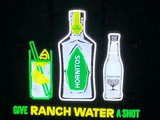 HORNITOS TEQUILA RANCH WATER LED BAR SIGN MAN CAVE GARAGE DECOR LIGHT NEW picture