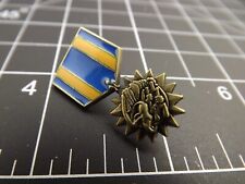 BRAND NEW Lapel Pin United States Air Medal Blue & Yellow Enamel 1 3/16