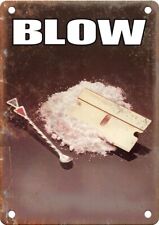 Cocaine Blow Vintage 70's Drug Ad Reproduction Metal Sign ZG37 picture