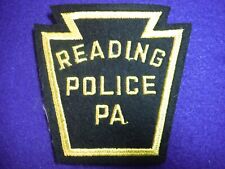 Reading Pennsylvania felt Police patch picture