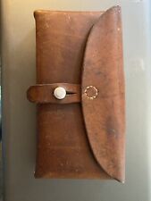 Vintage Swiss Army Leather Ammo  Pouch - 66 Post WW2 - Marked H. Meier Steckborn picture