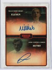 2023 Zerocool Stranger Things 4 MILLIE BOBBY BROWN CAMPBELL BOWER Auto Autograph picture