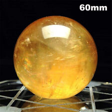 Natural Citrine Calcite Quartz Crystal Sphere Ball Healing Gemstone picture