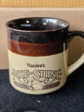 1989 Hardee's Rise And Shine Coffee Cups. New In Box. 2 Boxes Of 6 picture