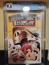 Comico Attractions #nn 1 CGC 9.6 DAVE STEVENS Rocketeer Betty Page Art  picture