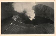 Vintage Postcard 1910's The Nature of Volcano Crust Smoke Scenic Volcanic View picture