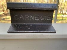 Rare Carnegie Steel Railroad Train Track (Approximately 15 Lbs ) Display Etc picture