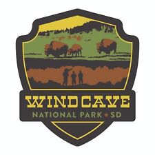 Wind Cave National Park Sticker North South Dakota National Park Decal picture