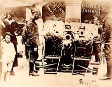 WWI RPPC Gun Captured By Americans Chateau Thierry Martinson Tiffany NY Photo picture