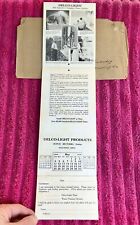 9 Large Earl Christy Fldt Sample Calendars & Envelopes, 1918, Delco-Lights VG+++ picture