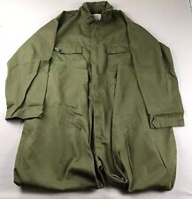 US Army Overalls XL Green Full Zip Military Uniform Utility Coveralls Jumper picture