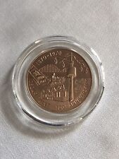 1970 Encased Coin Token 100 Anniversary Cedar Point Amusement Park Sandusky Ohio picture
