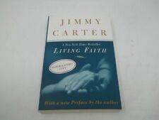 JIMMY CARTER Autographed 1st Edition Living Faith Book 39th US President NICE picture