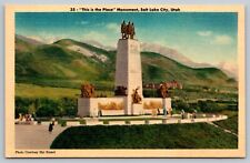  Postcard 35 This Is The Place Monument Salt Lake City Utah  picture